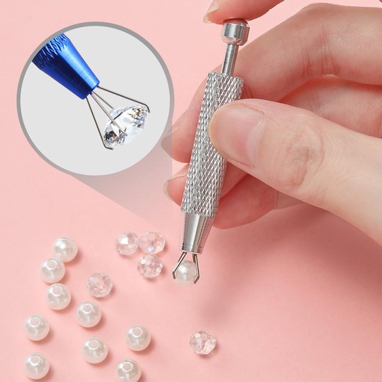 Tangen voor sieraden, roestvrijstalen tangen, kleine voorwerpen, Knutselaccessoires, 5 stuks — afbeelding 2