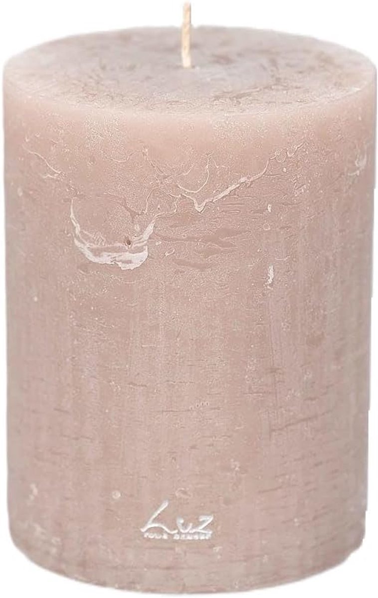 Stompkaars Cream-Lat D 10cm H 13cm - Stijlvol design - Creëer sfeer - SnelShoppen