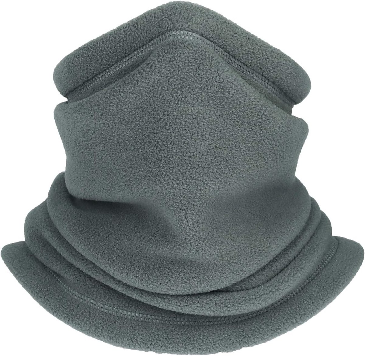 Winter Fleece Neck Warmer Nekwarmer Sjaal, Ultrazachte Dikker Warme Verstelbare Sjaal Verbeterde Elastiek,Winddicht Skiën Nekwarmer Masker Bivakmuts voor Mannen En Vrouwen, Hardlopen Skiën