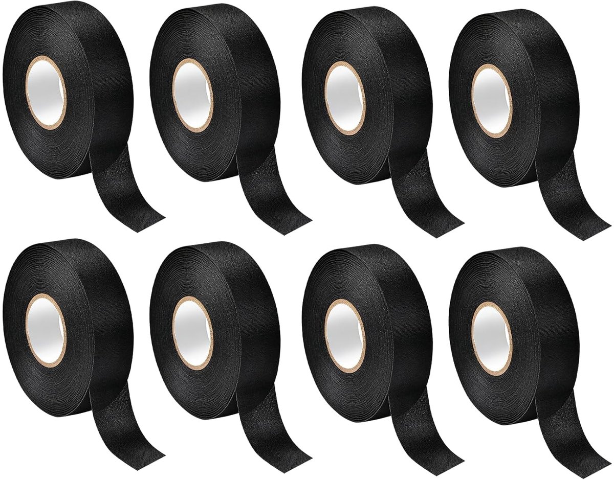 Isolatietape, 15 m x 19 mm Textieltape, Handgescheurd, Geschikt Voor Kabelbescherming en Het Netjes Afwerken van Kabelbomen in Auto's en Elektrische Apparaten