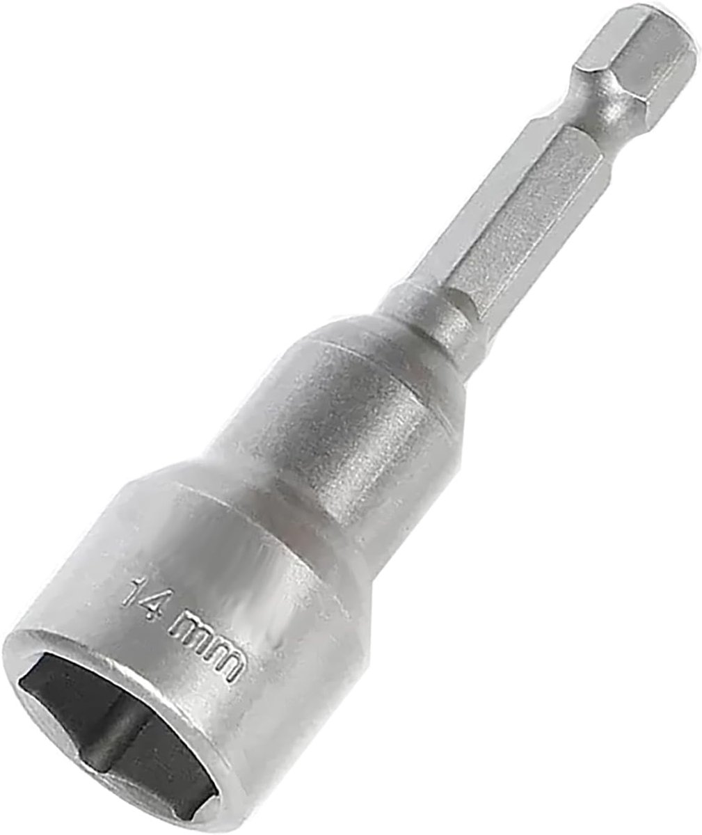 Moersleutelopzetstuk 14mm - Magnetisch - Duurzaam CR-V staal - Geschikt voor boren - ShopVlot