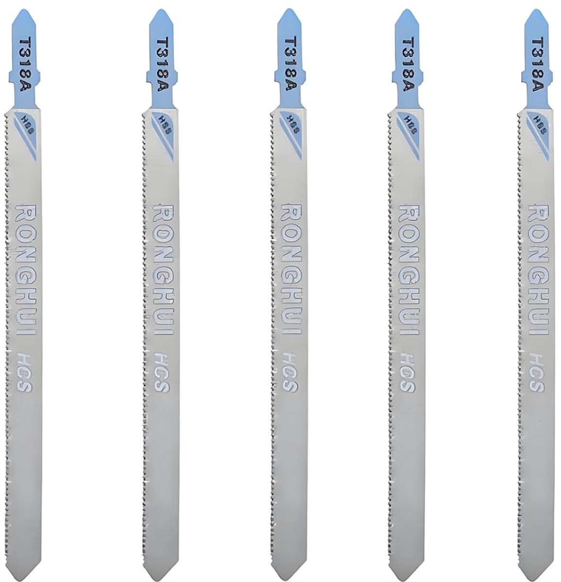Decoupeerzaagbladen set 5 stuks - Professionele HCS bladen - Voor hout, kunststof en metaal - ShopVlot