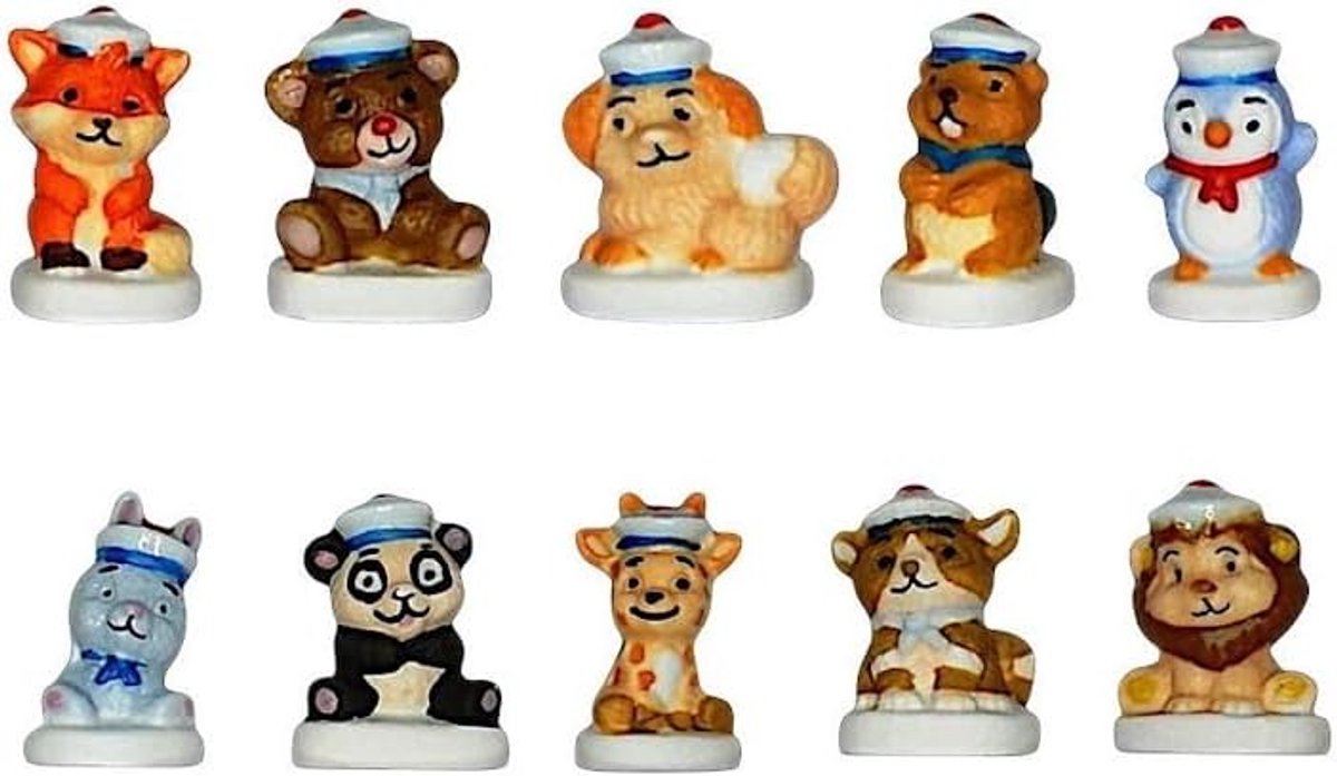 Themabonen - Dieren - Porselein - Verzamelobject voor Galette des Koningen - ShopVlot