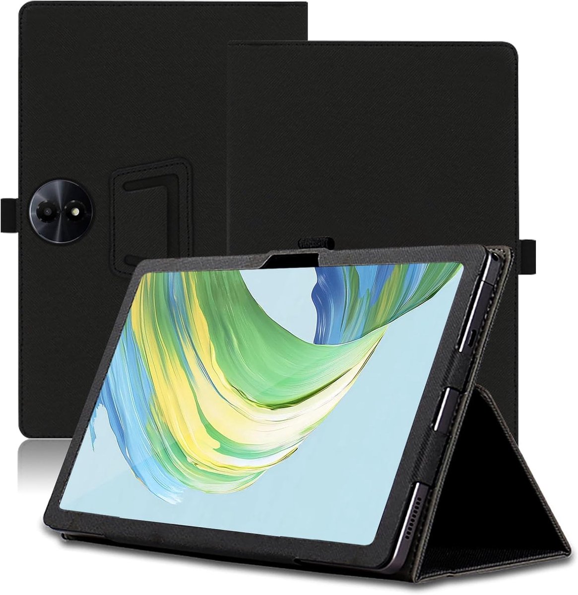 TCL NXTPAPER 11 Gen 2 hoes - ultradun PU-leer - flip case met handstrap - perfecte bescherming en standfunctie - ShopVlot