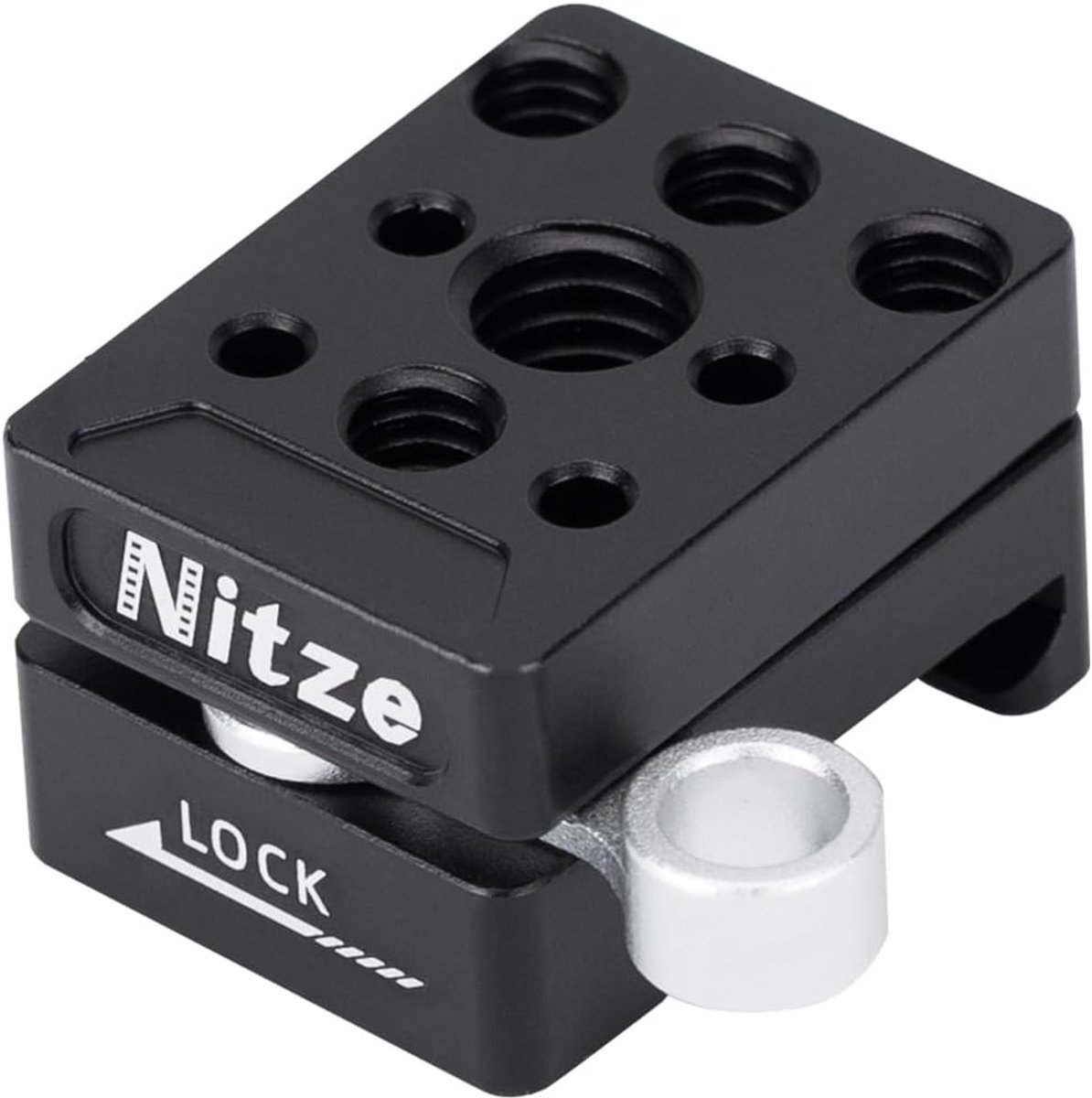 NATO klem met snelle bevestiging - 1/4" en 3/8" schroefdraad - veelzijdige montage - ideaal voor camera accessoires - ShopVlot