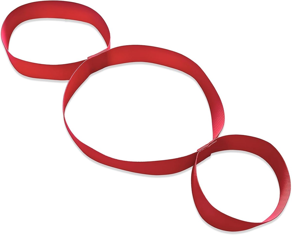 Yoga Band met Lussen - Robuuste Stretchband - Verbeterde Flexibiliteit - Ideaal voor Yoga en Pilates - ShopVlot