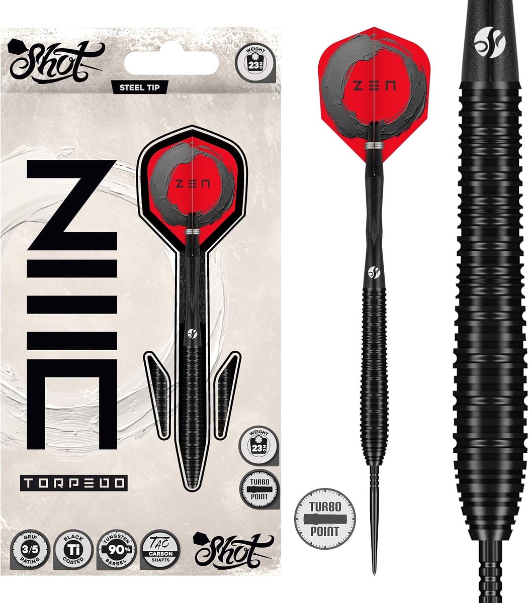 Dartset stalen tip - 90% wolfraam vaten - handgemaakt - voor consistente worpen - ShopVlot