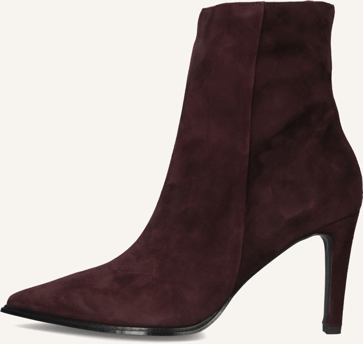 Notre-V 8939 Enkellaarsjes - Enkelboots met rits - Dames - Paars - Maat 40