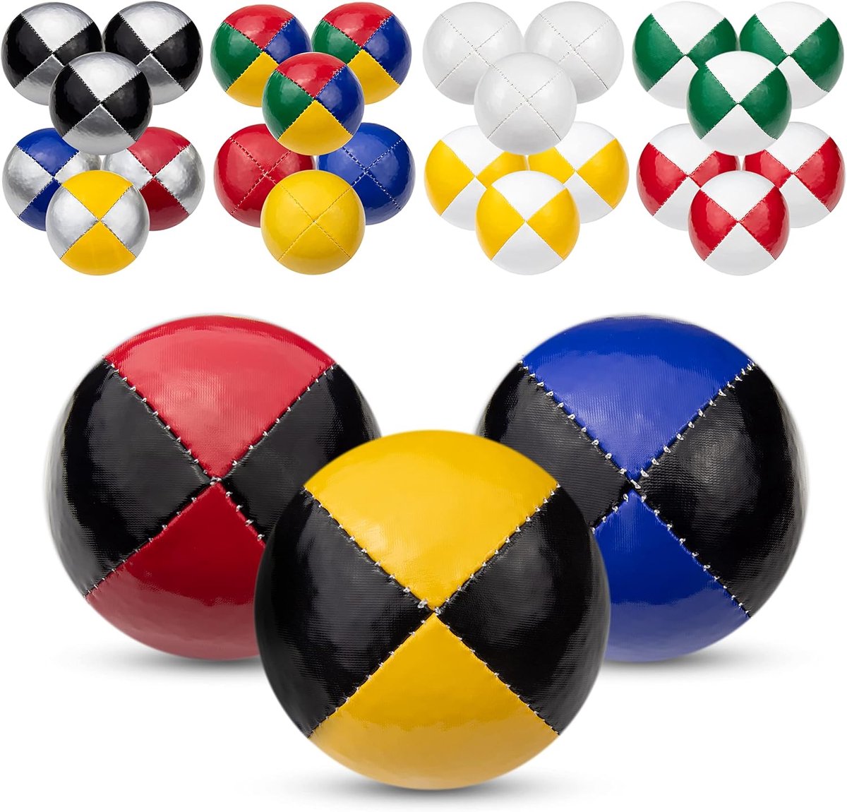 Juggling ball set 3x - professioneel en stevig - met online leervideo - perfect voor beginners en experts - ShopVlot