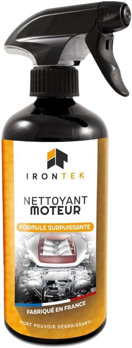 Motorreiniger 500ml Spray - Heavy-Duty Cleaner - Verwijdert vet en olie - Snelle reiniging in 10 minuten - ShopVlot
