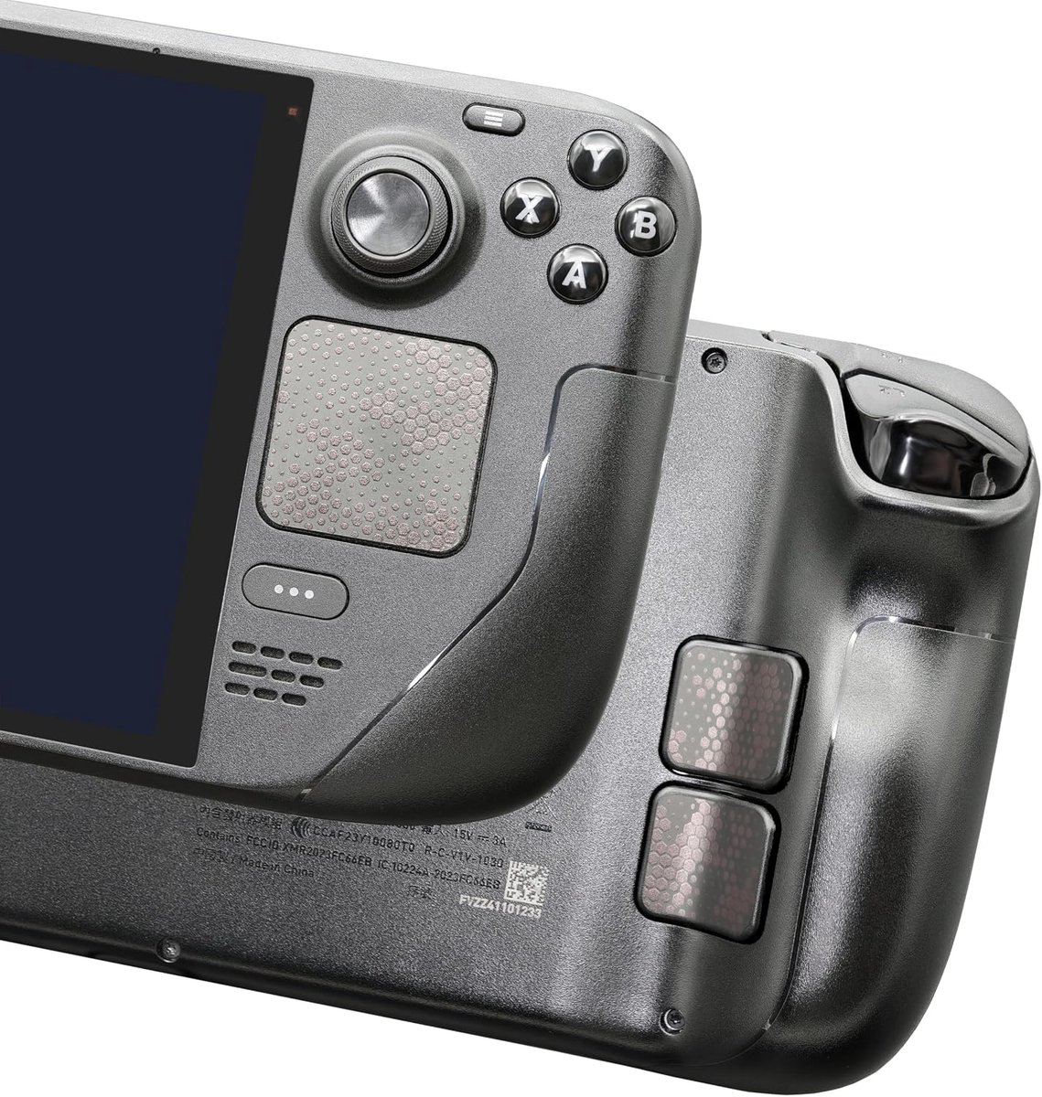 Touchpad protector Steam Deck - Snake schubben zwart - Beschermende sticker - Verbeterde grip - ShopVlot