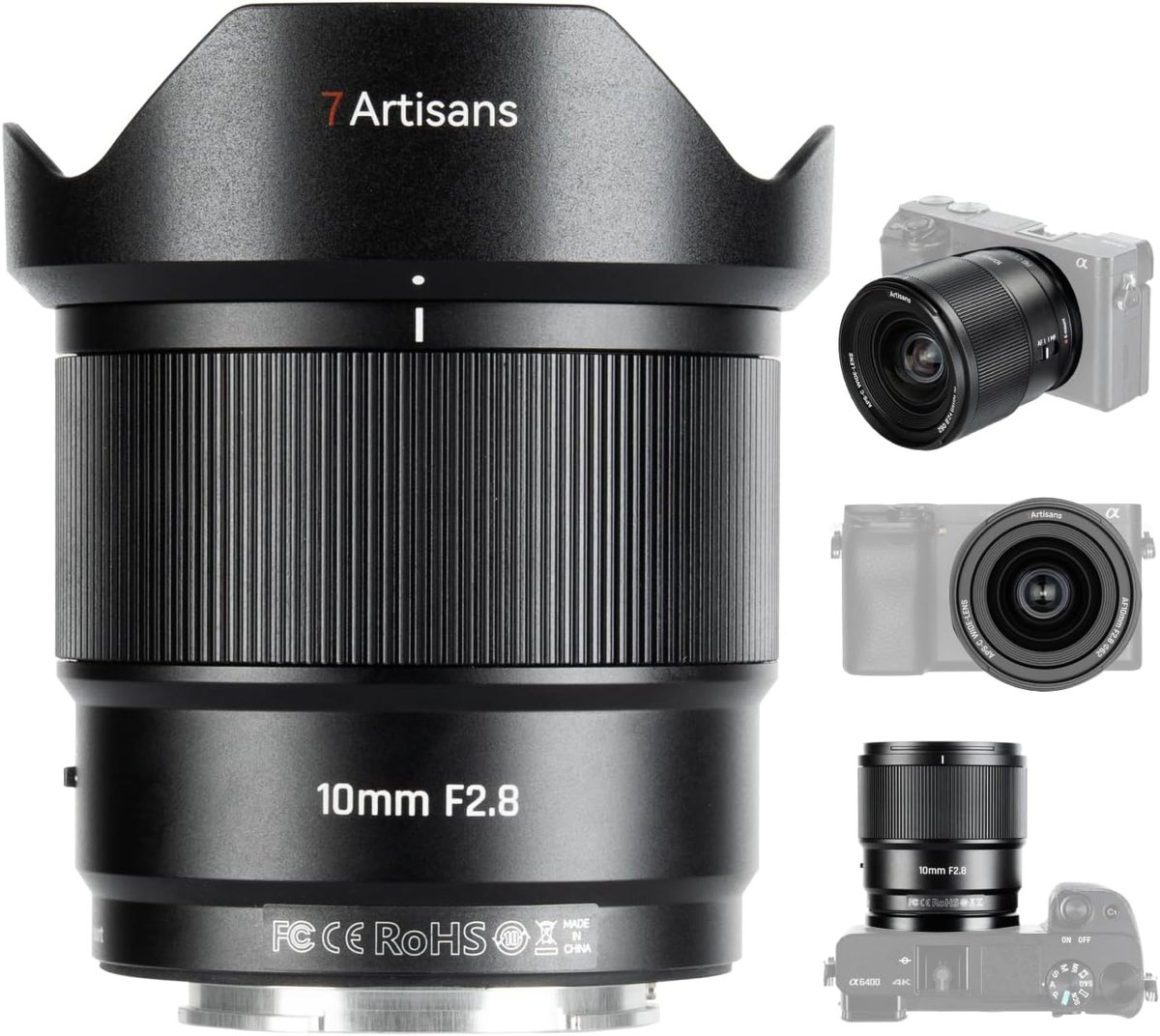 Ultra Wide Angle Lens 10mm F2.8 - Auto Focus - Compact en lichtgewicht - Ideaal voor landschappen - ShopVlot
