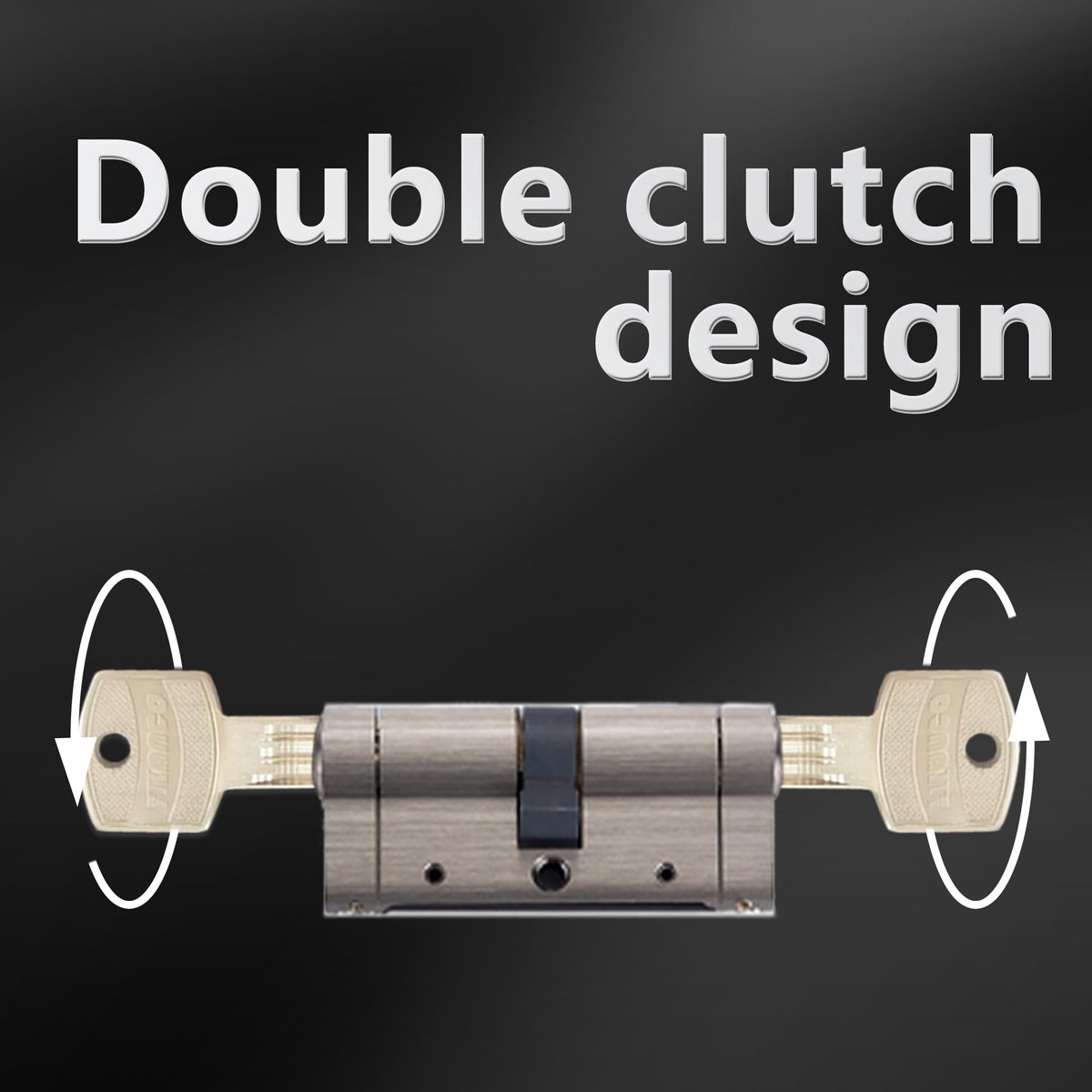 Dubbelwerkende slotcilinder 30/60 mm - breekvast - 5 sleutels en codekaart - veilig slot voor uw deur - ShopVlot