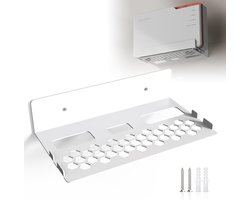 Wandbeugel voor AVM Fritz!Box 5690 Pro - Robuust met kabelbeheer - Efficiënte warmteafvoer - ShopVlot