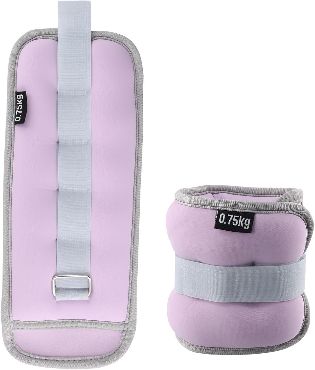 Ankle weights 0.75/0.5 kg - Gewichten voor enkels - Verstelbare weerstand - Ideaal voor fitness - ShopVlot