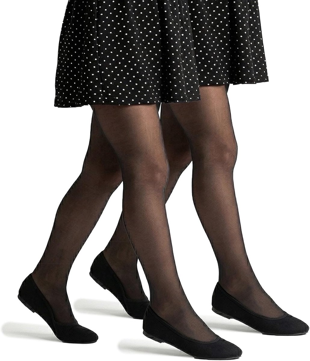 Meisjespanty 20 DEN - semi-transparant - elastisch en zacht - ideaal voor school en dans - ShopVlot