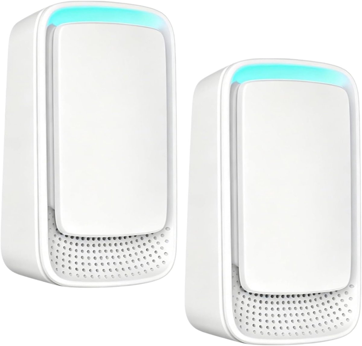 Luchtreiniger-ionisator 2 stuks - ABS-materiaal - plug-in stopcontact - schone lucht in huis - ShopVlot