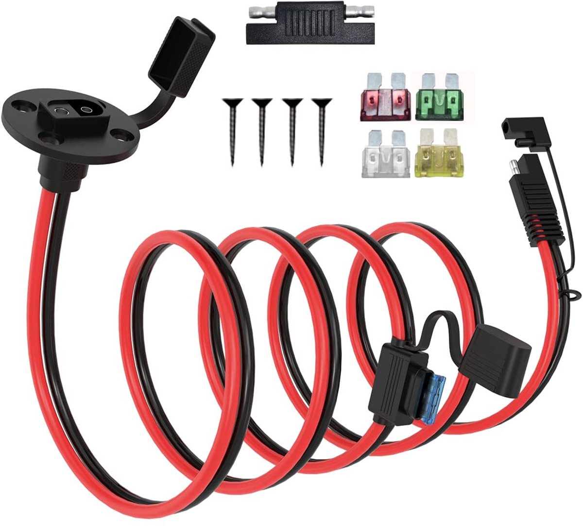 SAE verlengkabel 10 m 10 AWG - weerbestendig - voor zonnepanelen - verminder energieverlies - ShopVlot
