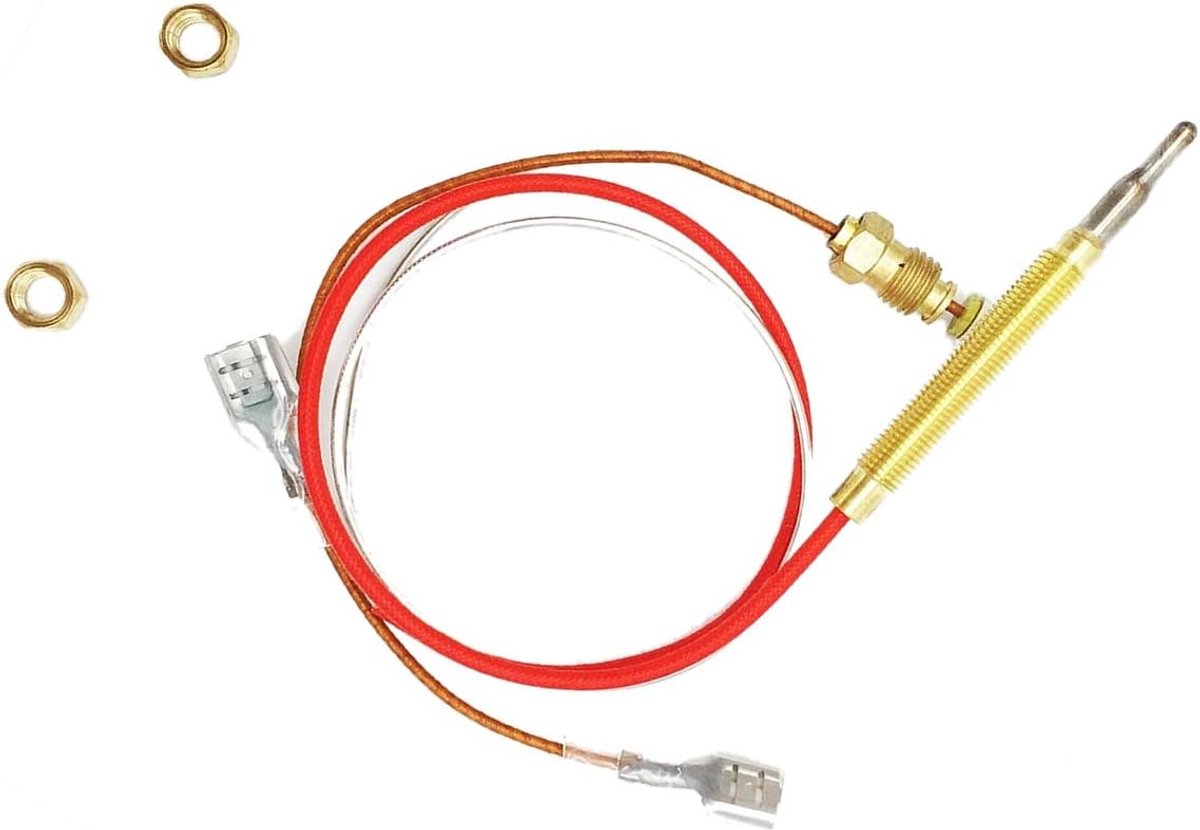 Thermocouple voor gas patio heater - M6x0.75 draad - 0.4 meter lengte - Universeel vervangingsonderdeel - ShopVlot