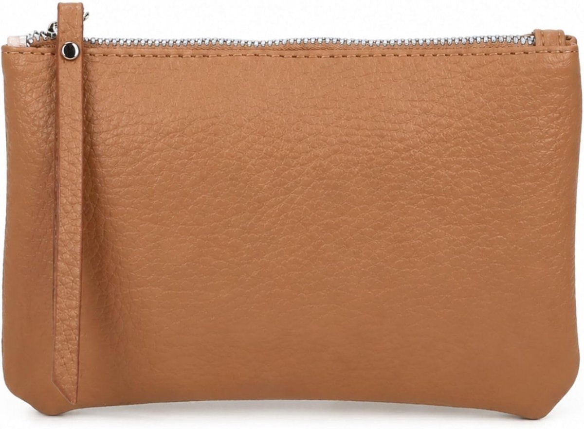 Make-up- en paspoorttas 20 x 12,5 cm - kunstleer - slank design - ideaal voor reizen - ShopVlot