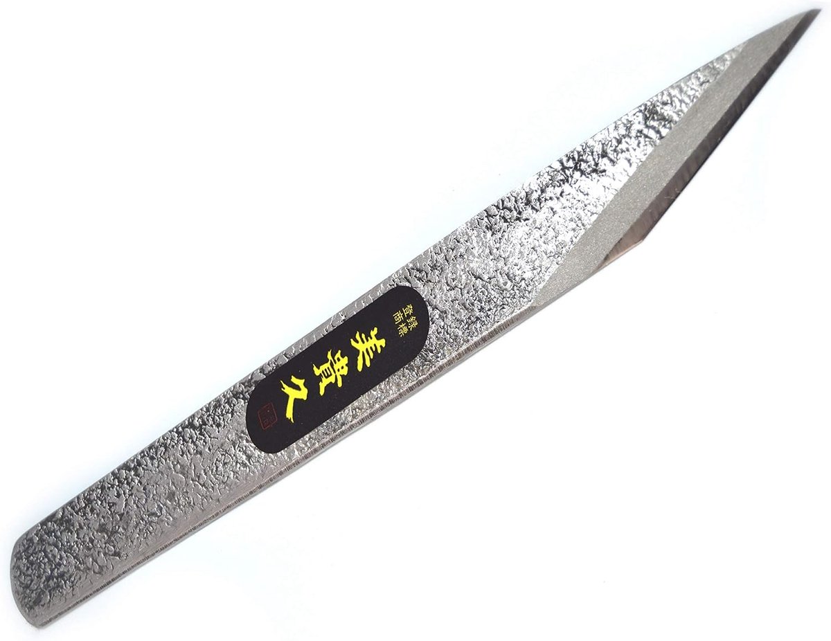 Kiridashi mes 24mm - handgesmeed - rechtshandig - precisie snijden - ShopVlot