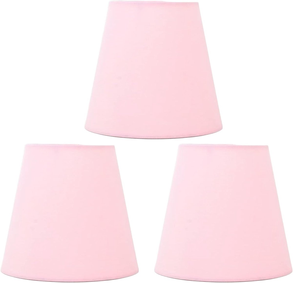 Stoffen Lampenkappen - Lichtdecoratie - Sfeerverlichting Creëren - Zachte Lichtdoorlatendheid - 9x14x13 cm - Lichtroze