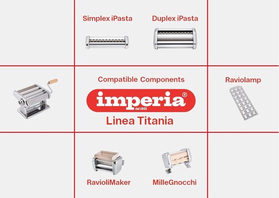 Pastamachine Handmatig - Verse Pasta Maker - Zelf Pasta Maken - 3 Pasta Maten - 150 mm Bladbreedte - Chroom van Pastamachine — afbeelding 4