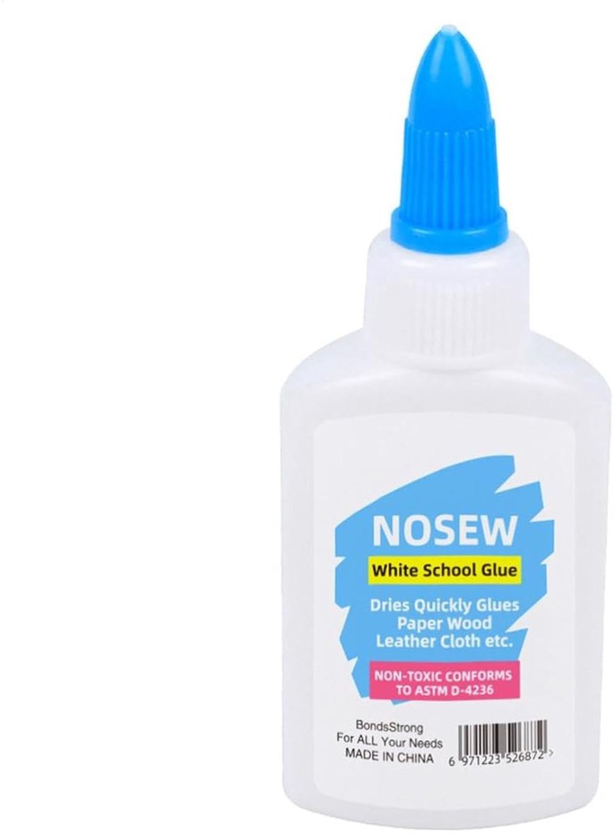 Universele Lijm - Harslijm Sneldrogend - Stoffen Repareren - Hittebestendig Waterdicht - 30 ml - Wit
