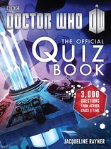 De officiële Doctor Who Quiz Book met de TARDIS en "3000 vragen uit ruimte en tijd".