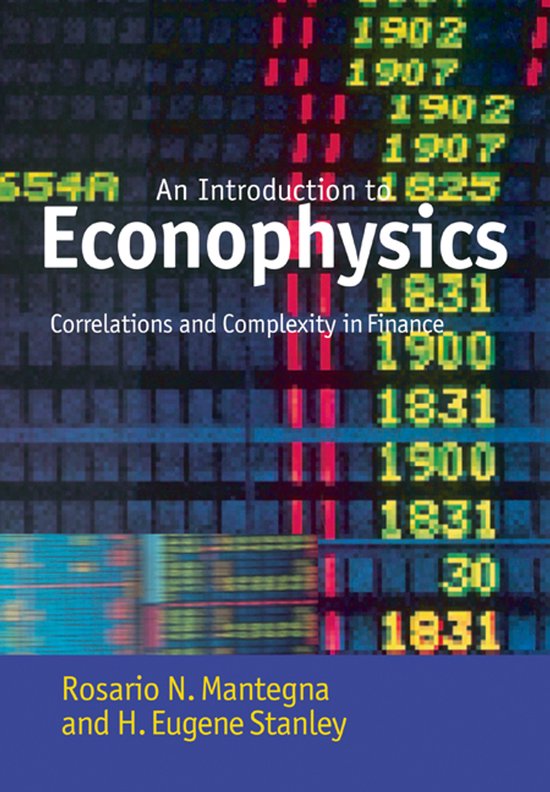 Introduction To Econophysics - cover