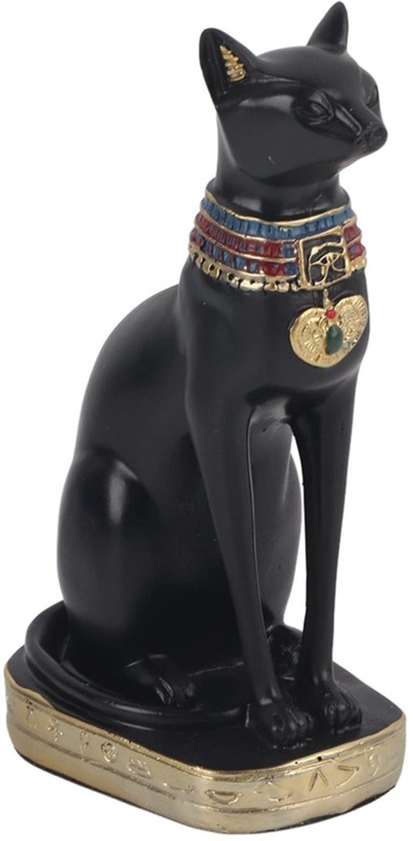 Dailygoody - Egyptische Bastet Kat Godin - Hars Sierbeeldje - Vintage Look