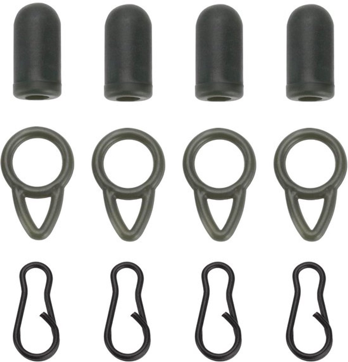 Aladdien - 16Sets Micro Rig Swivels - Karpervissen - Veelzijdige connectoren