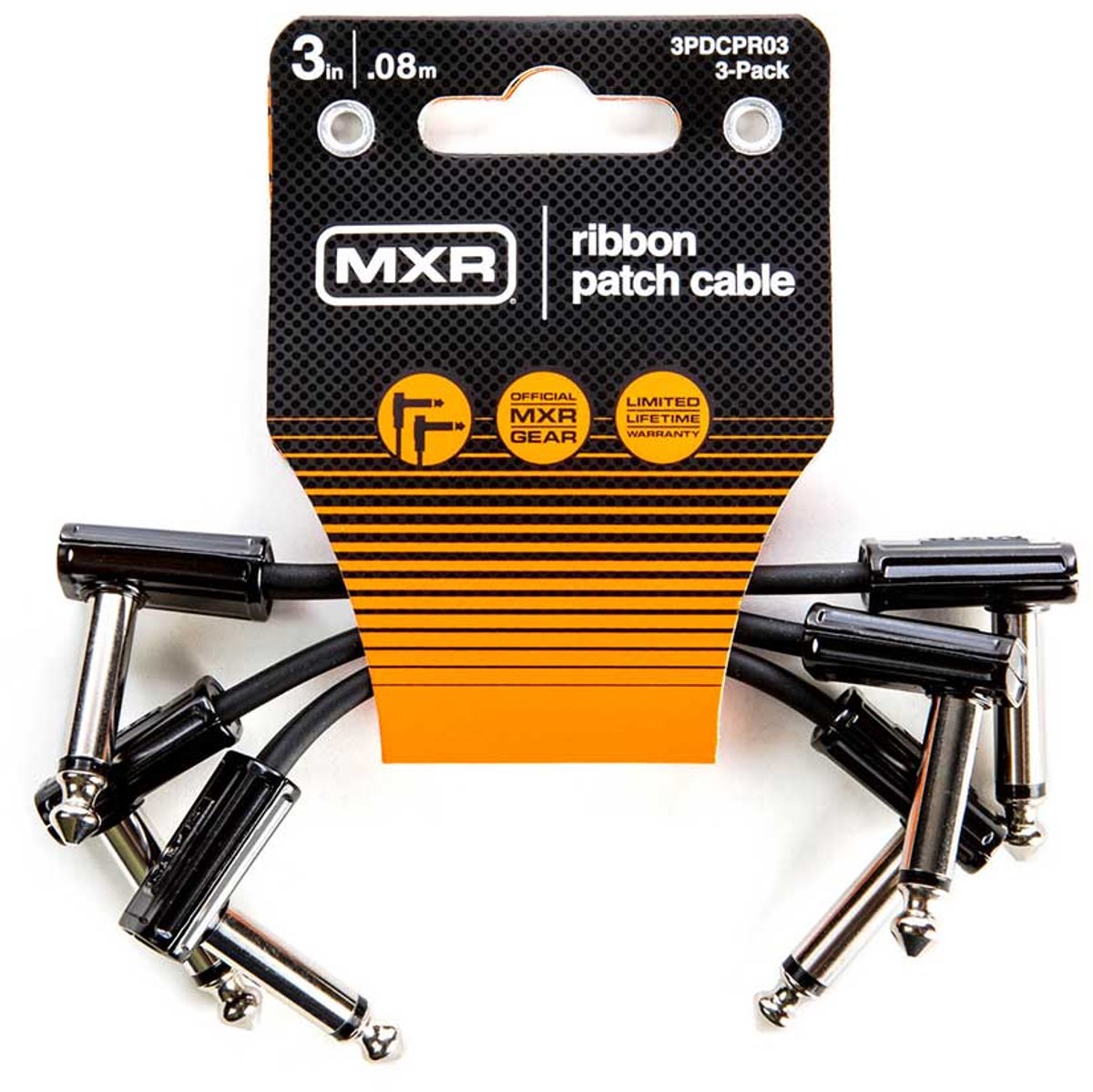 MXR 3PDCPR03 Ribbon Patch Cable Patchkabel 8cm 3-Pack