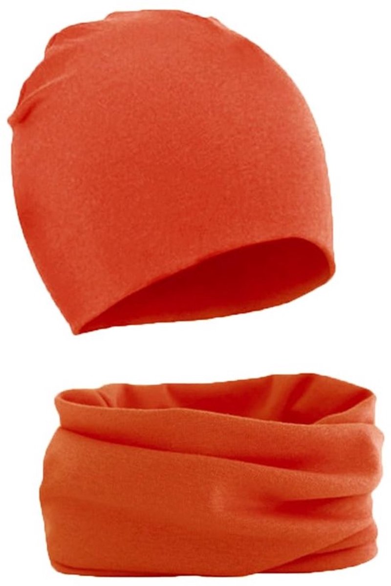 Aladdien - Colsjaal voor kinderen - Muts en sjaal set - Katoen - Winteraccessoires