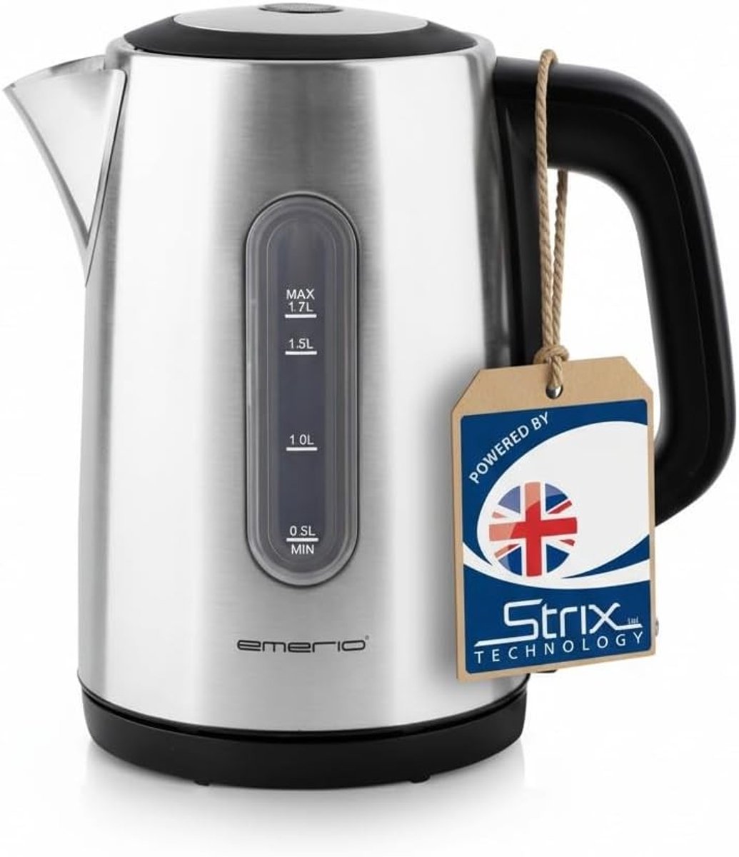 Waterkoker - Roestvrij Staal - Inhoud 1,7 liter - 3000 watt Vermogen - Voor Koffie en Thee