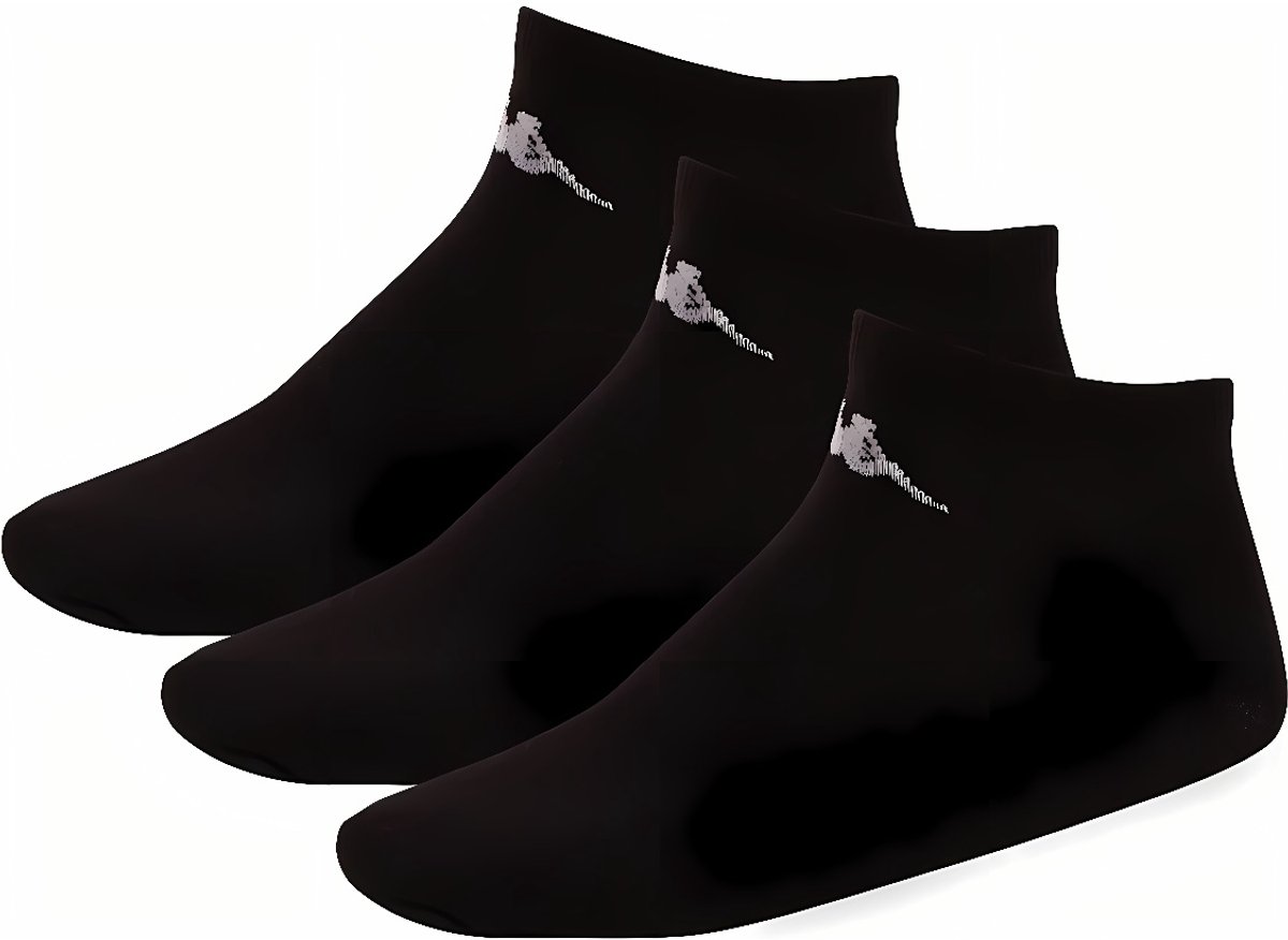 Kappa enkelsokken set van 3 stuks 708068 Caviar 19-4006-schwarz