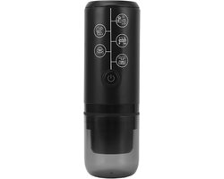 Elektrisch Koffiezetapparaat - Draagbare Koffiemaker - Koffie Zetten - Oplaadbaar Draadloos - 120 Ml Reservoir - Zwart