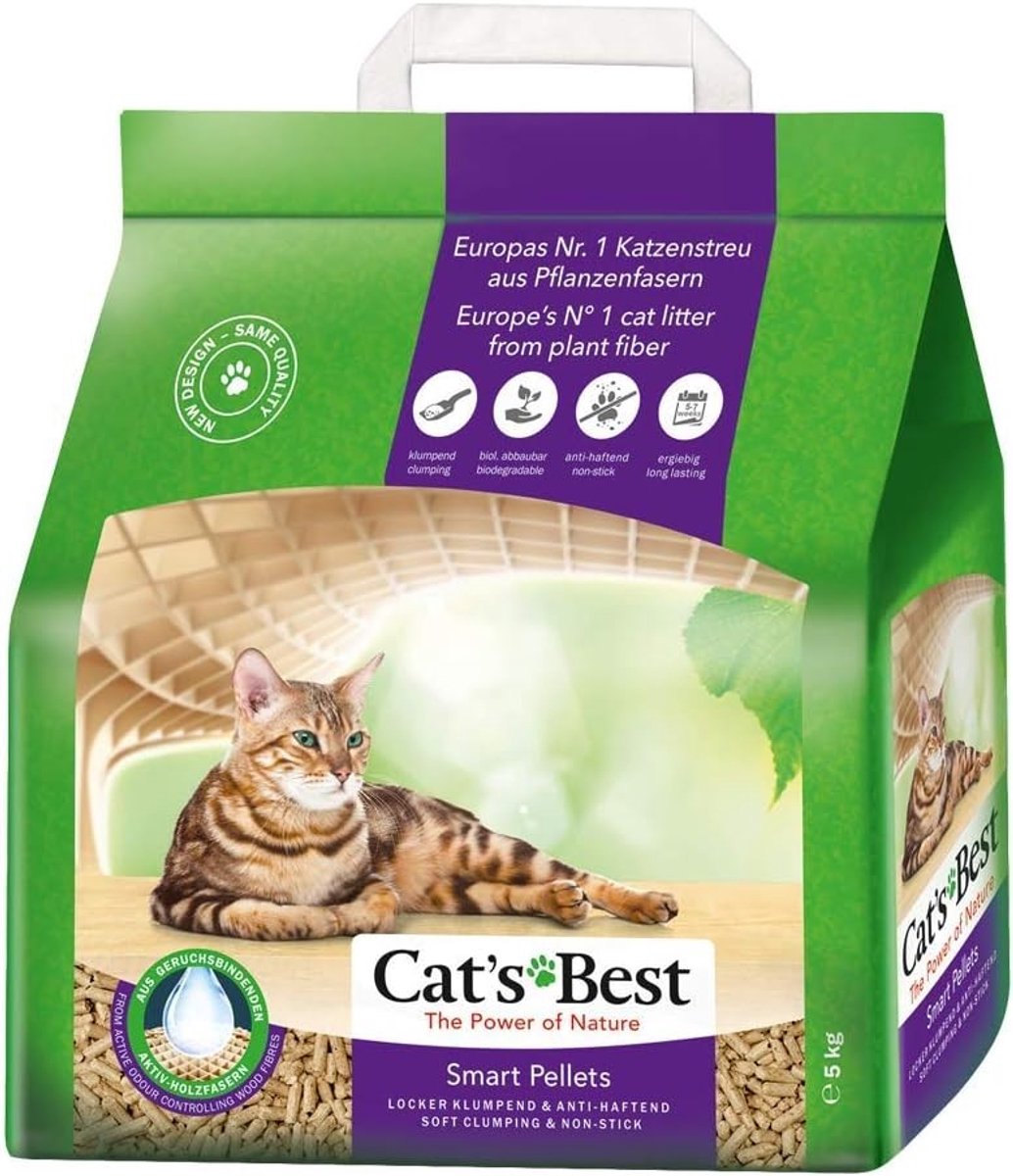 Kattenbakvulling - Naturel - Anti-aanbakeffect - Composteerbaar - Voor Katten