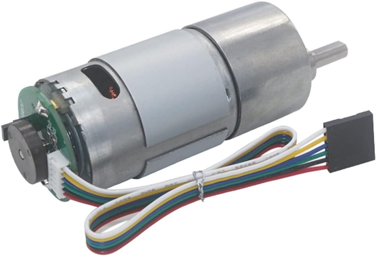 Elektrische Motor - DC Motor - Projecten Aandrijven - Met Encoder - 36mm Diameter - Metaal