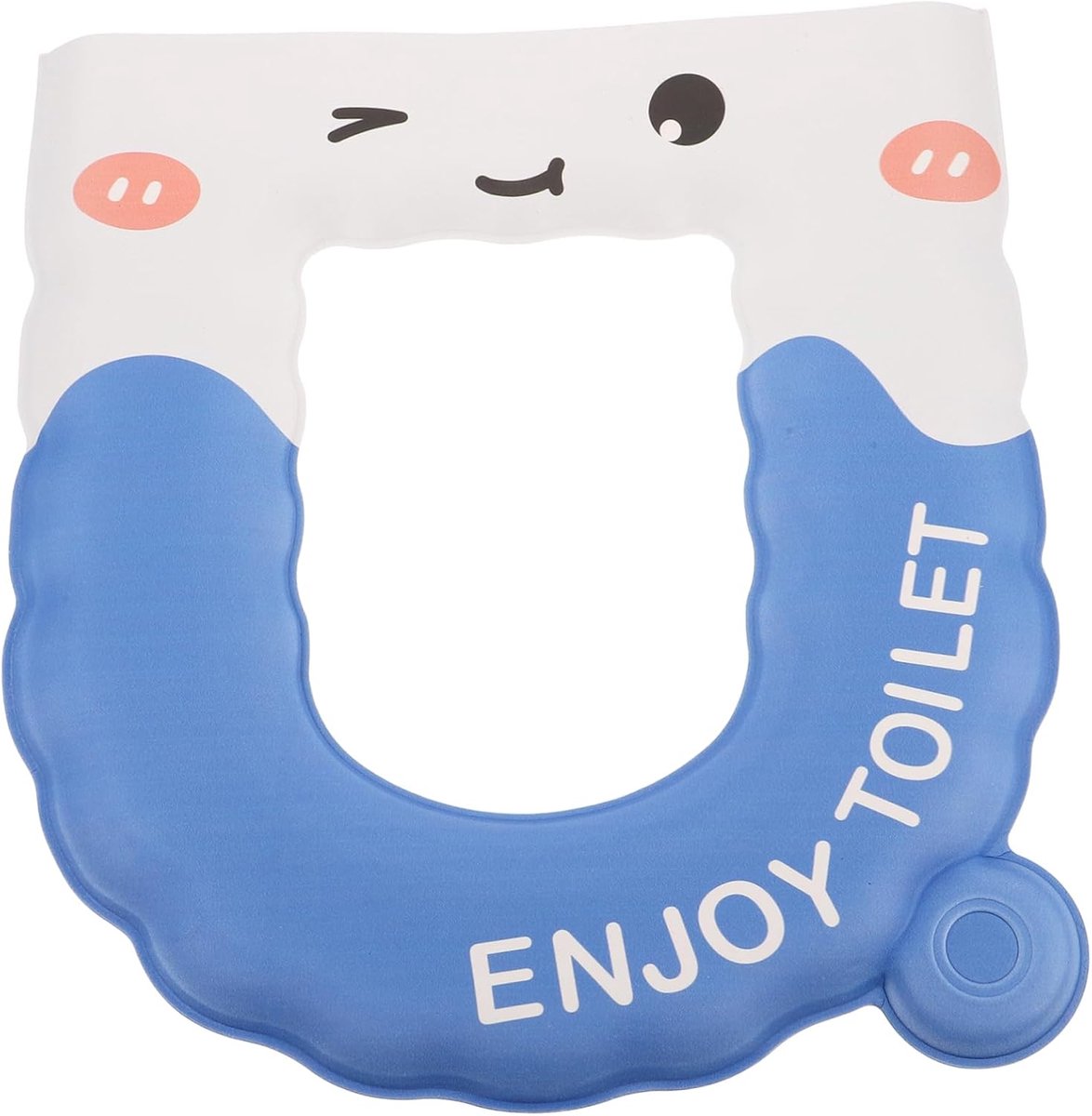 Toiletbrilhoes Warm - Zachte Zitmat - Comfort Verhogend - Waterdicht Materiaal - 43 x 37 cm - Hemelsblauw