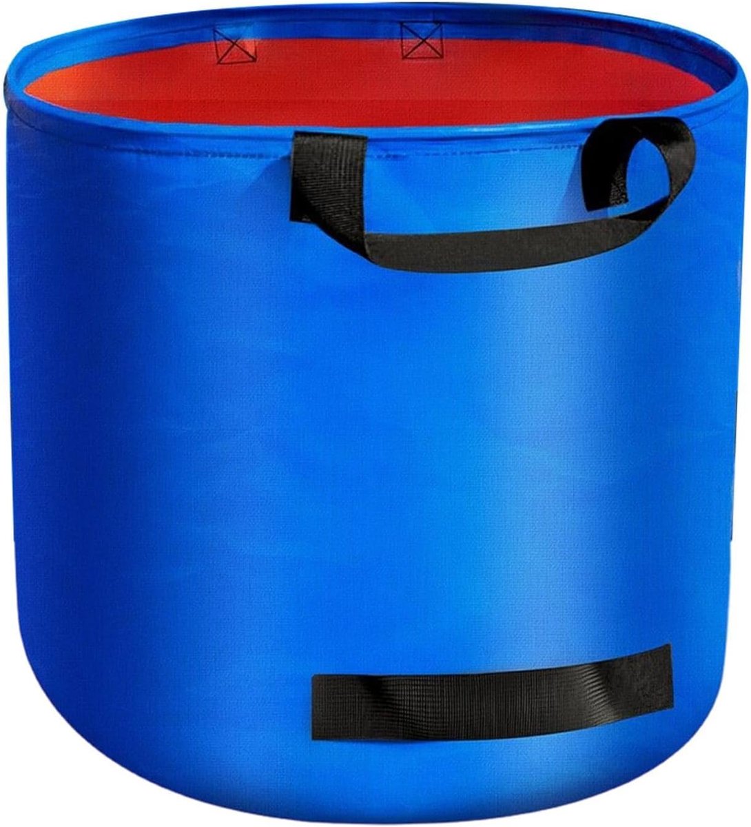 Tuintas Herbruikbaar - Bladzak Container - Afval Verzamelen - Stevige Handgrepen - 67 x 67 x 76 cm - Blauw