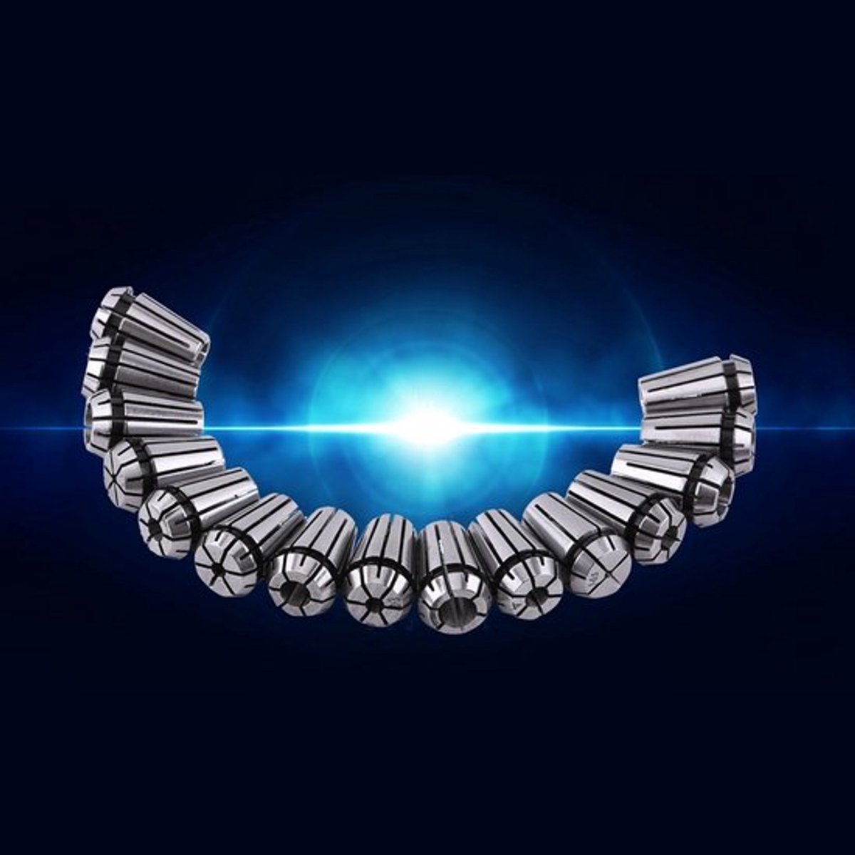 Store_9 - 15 Stks Er11 Lente Spantang Set - Graveermachine - Diverse Maten