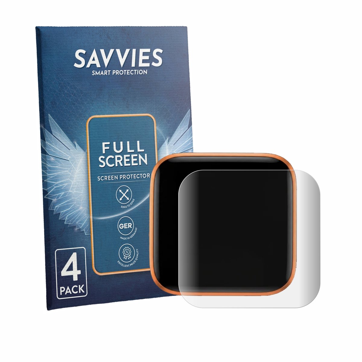 Savvies - Screenprotector voor Anker Nano A121D - Folie Beschermfolie transparant volledig dekking 4 Stuks