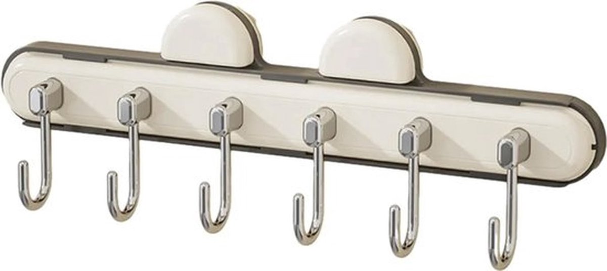 Zuignaphaken, uitschuifbare kledinghangers, hoog draagvermogen, eenvoudige installatie. Ge