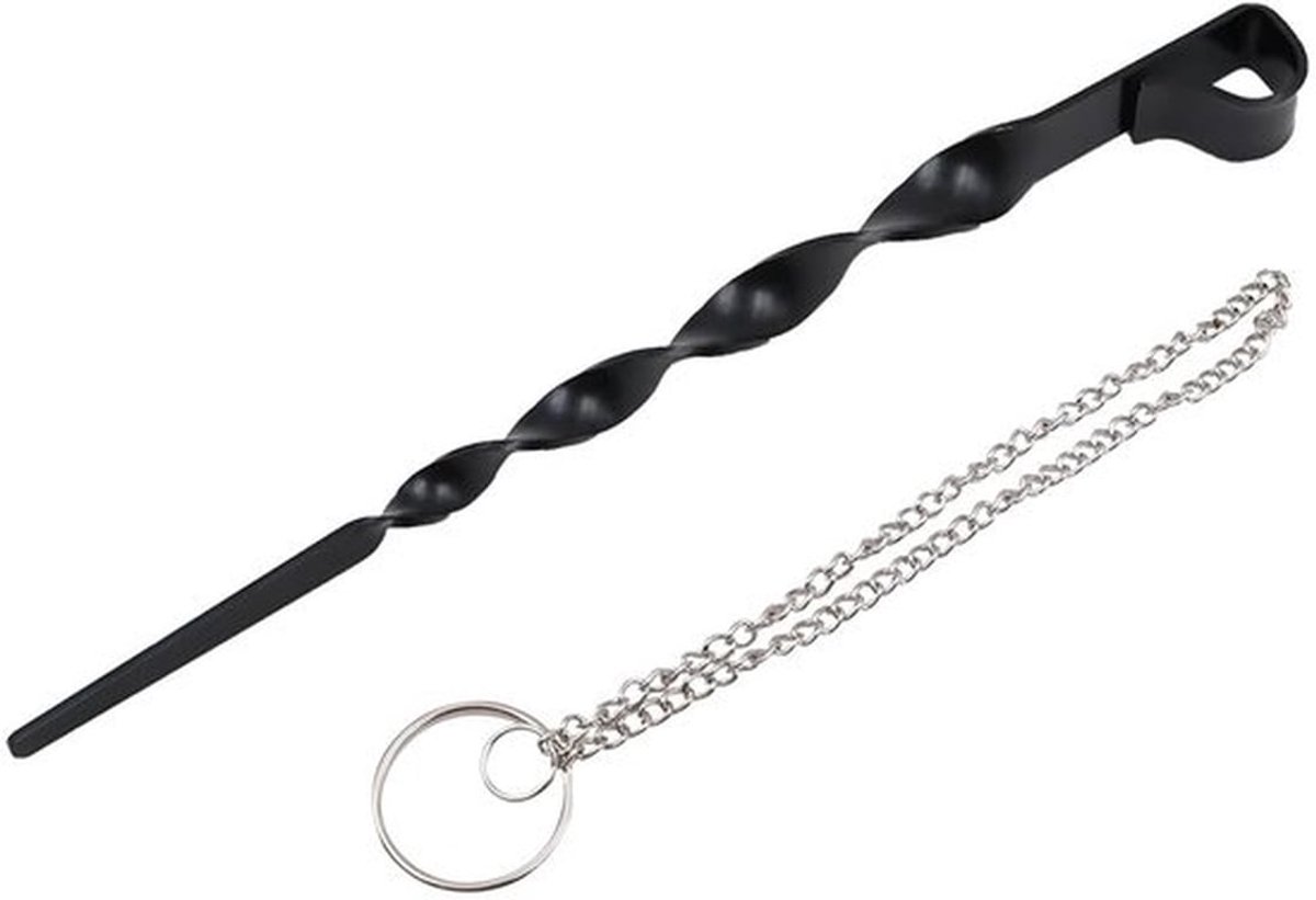 Grondanker voor regenketting, 17 inch gecoat roestvrij staal voor buiten