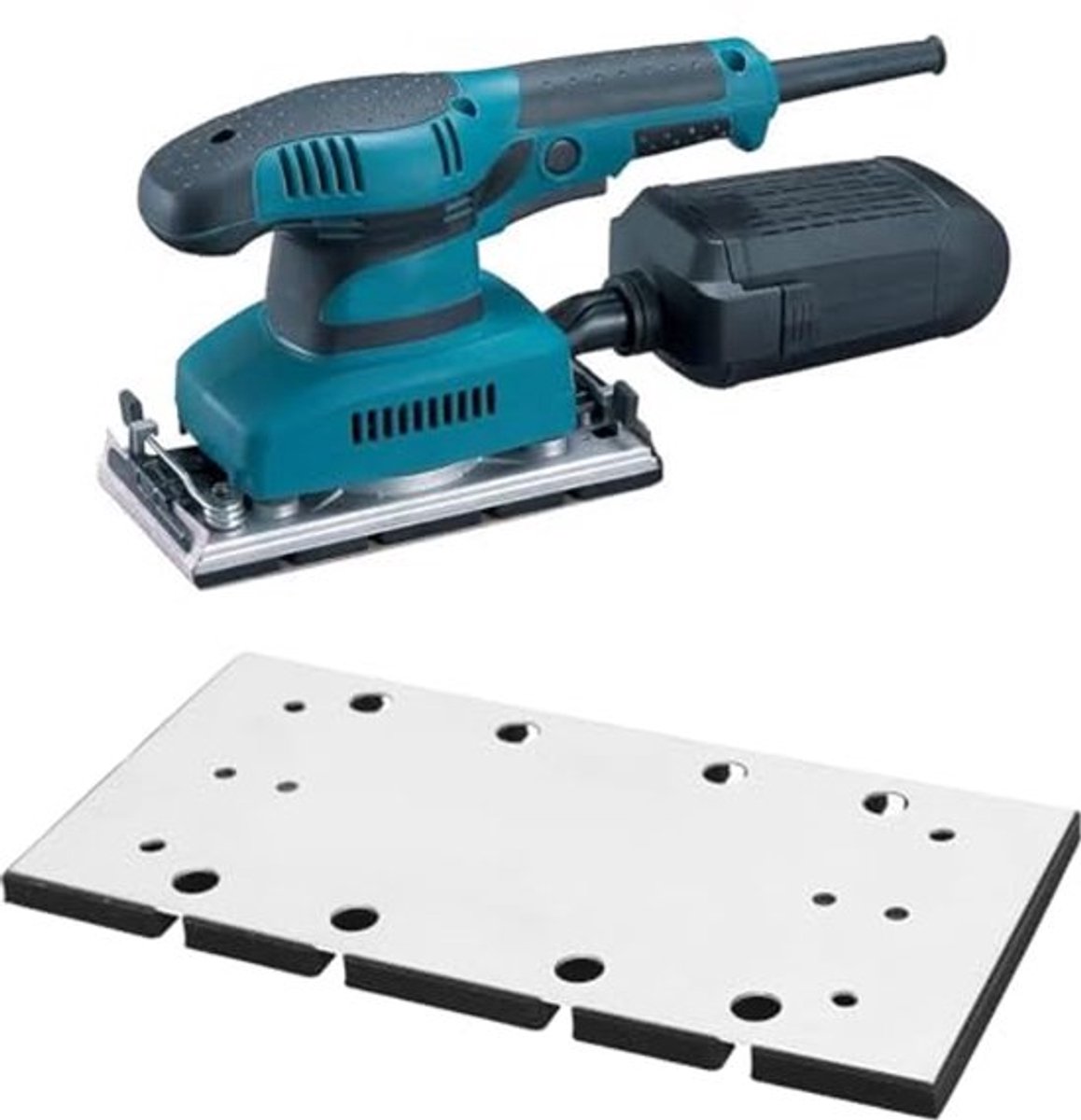 Basisplaat Achterpad Bladenschuurmachine Onderdeel 183x90mm Compatibel met Makita BO3700 BO3710 BO3711 Gereedschap Accessoires