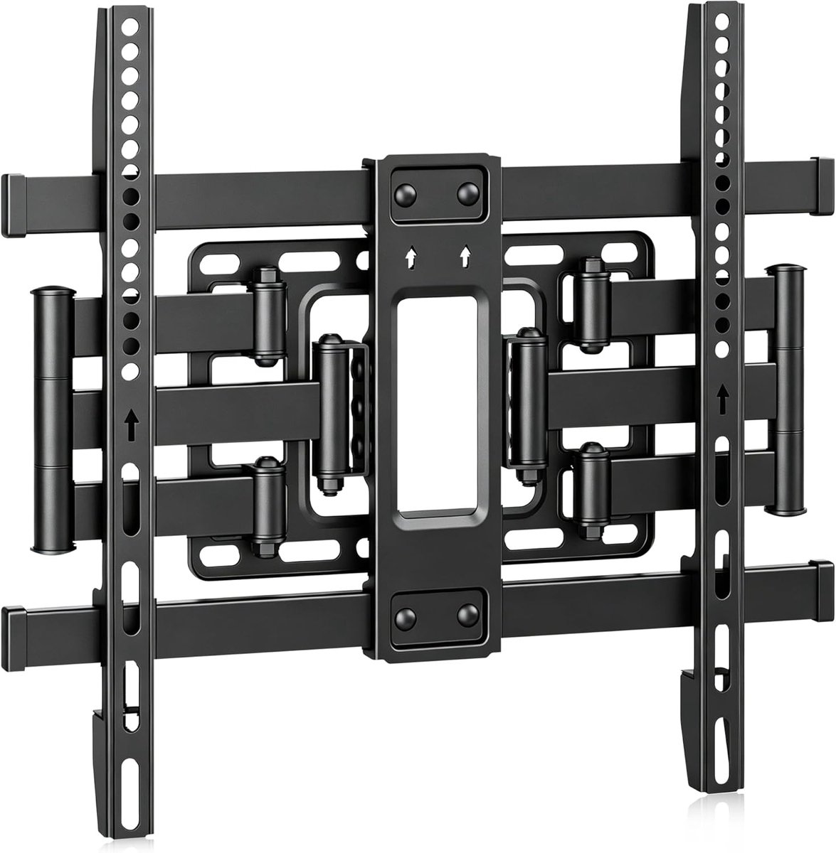 SnelShoppen - Ultra-dunne TV muurbeugel voor 32-65 inch televisies, 6 articulerende armen, kantelbaar + draaibaar, VESA 400x400mm, 40kg, voor hout/con