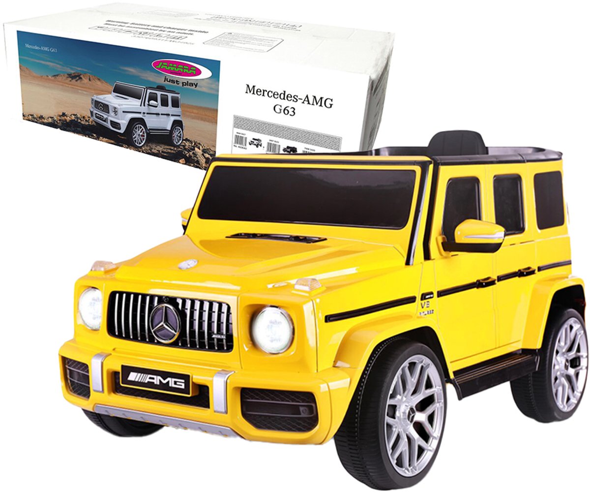 Jamara Elektrische Kinderauto Ride-on - Mercedes-AMG G 63 - Geel - 12 V Accu voertuig - Jamara -