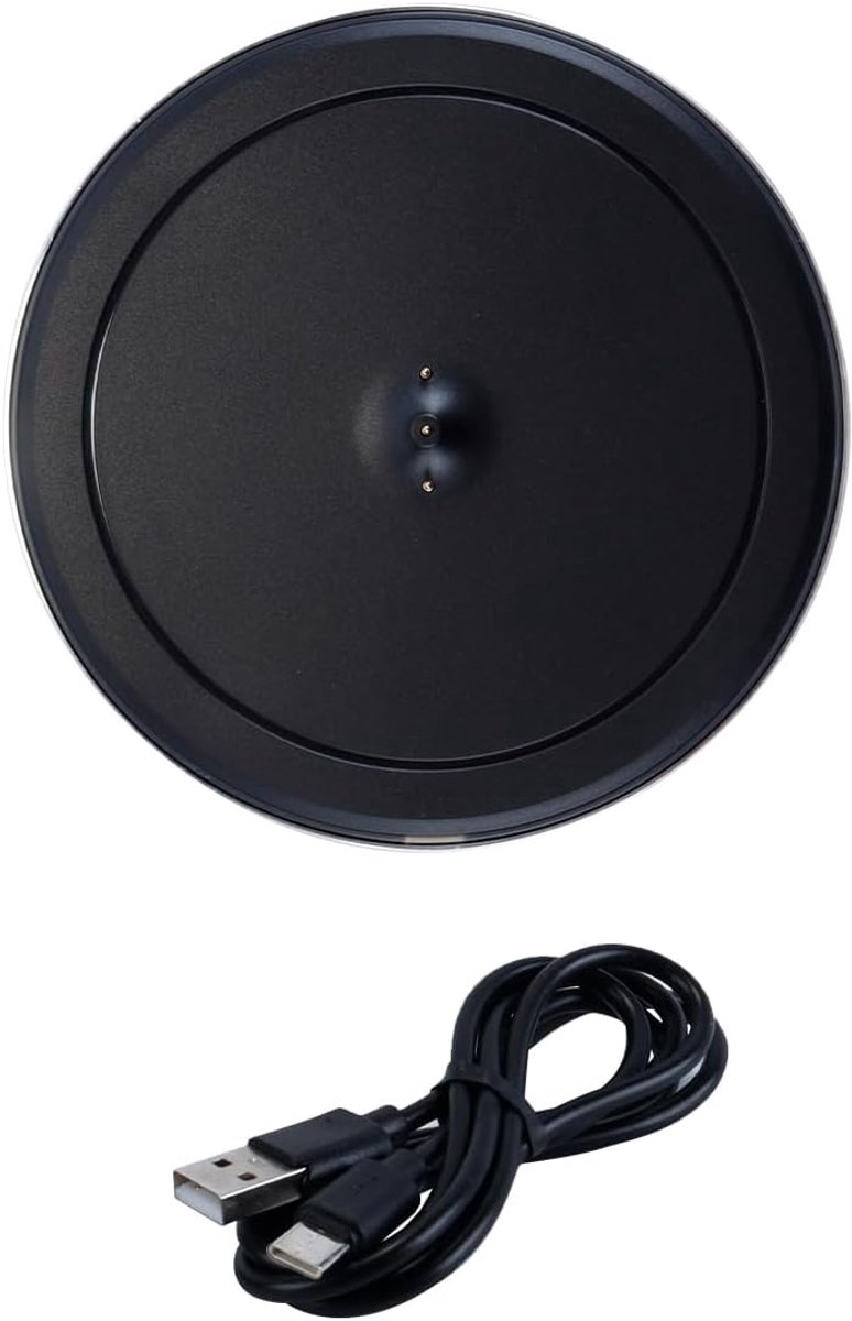 SnelShoppen - Oplaadstation voor Draadloze Bluetooth Speakers, Compatibel met UE Boom 3 & Megaboom 3, Inclusief Type-C Kabel, Zwart, Ideaal voor Thuis
