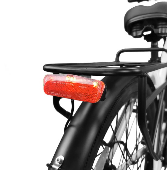 Lookroad L28 MINI Elektrische Fiets - 250W Motor, 36V 18Ah Accu, 120km Bereik, 7-Speed Shimano, Schijfremmen, Korf & Gepäckträger-Grijs — afbeelding 2
